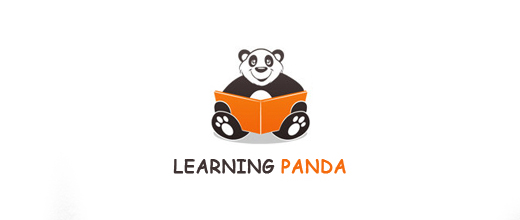 Reading read panda logo design examples ideas