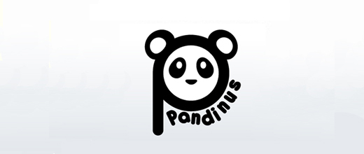 Head face panda logo design examples ideas