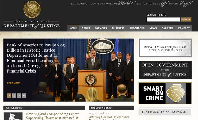 united states dept of justice