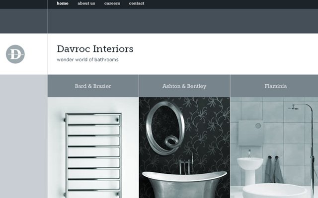 davroc interiors grey silver website inspiring layout