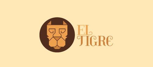 Campaign minimalist tiger logo design ideas