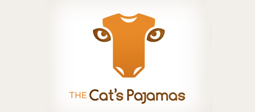 Pajamas tiger logo design ideas