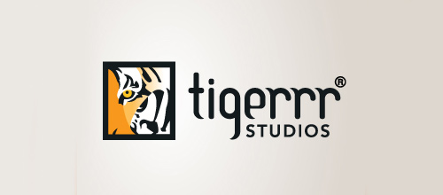 Hình ảnh chúa sơn lâm oai dũng trong 40 mẫu logo Studio tiger logo design ideas