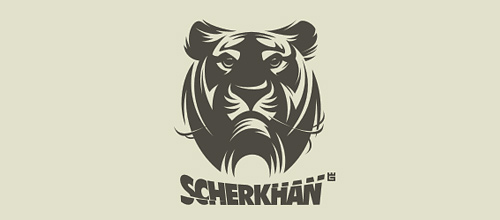 Nice grey tiger logo design ideas