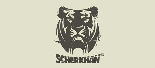Hình ảnh chúa sơn lâm oai dũng trong 40 mẫu logo Nice grey tiger logo design ideas
