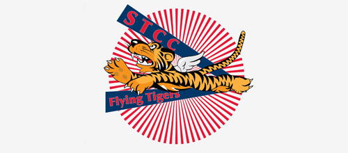 Hình ảnh chúa sơn lâm oai dũng trong 40 mẫu logo Flying tiger logo design ideas