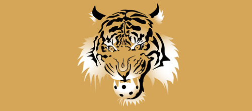 Hình ảnh chúa sơn lâm oai dũng trong 40 mẫu logo Hockey tiger logo design ideas