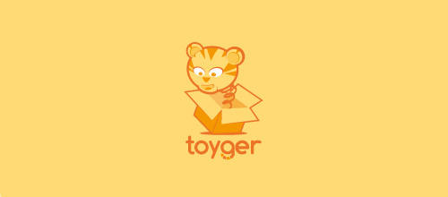 Toy tiger logo design ideas