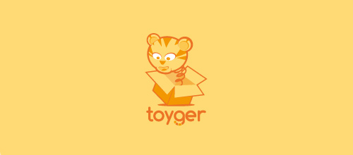 Hình ảnh chúa sơn lâm oai dũng trong 40 mẫu logo Toy tiger logo design ideas