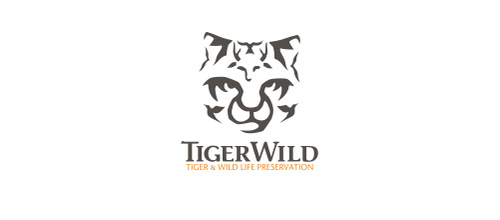Wild life tiger logo design ideas