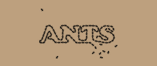 Typography ant logo design ideas