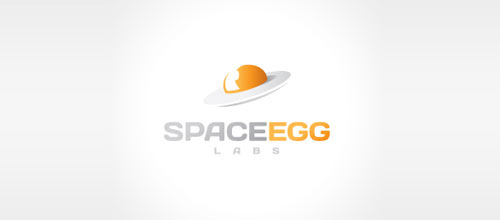 Space Egg logo design examples ideas