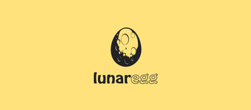 lunaregg logo design examples ideas
