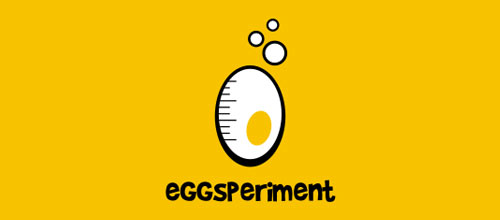Eggsperiment logo design examples ideas