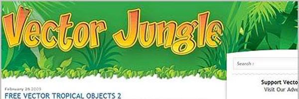 Những website đồ họa miễn phí tốt nhất cho dân thiết kế web Vector Jungle