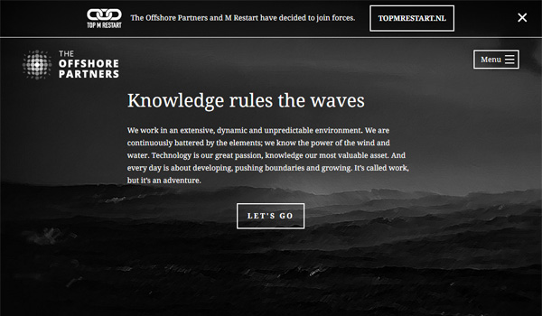 Nút bấm Ảo (Ghost Button) - xu hướng thiết kế web hiện đại (P.1) The Offshore Partners