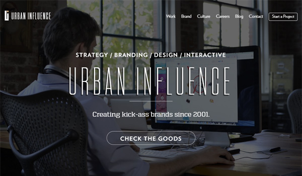Nút bấm Ảo (Ghost Button) - xu hướng thiết kế web hiện đại (P.2) Urban Influence