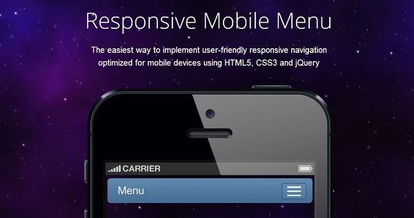 Miễn phí tải 15 jQuery Responsive Menu website