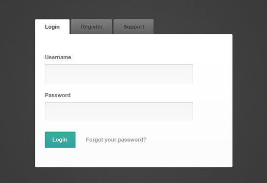 Sleek Login and Register Form