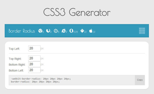 9 công cụ dùng cho chuyên gia thiết kế web chuyên nghiệp CSS3-Generator