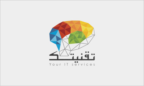 IT-Service-Company-Low-Poly-Logo-Design-2