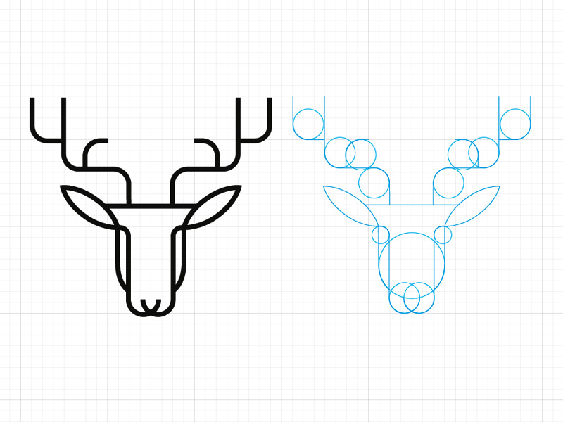 Khám phá 50 thiết kế logo tối giản từ cổ chí kim antler logo