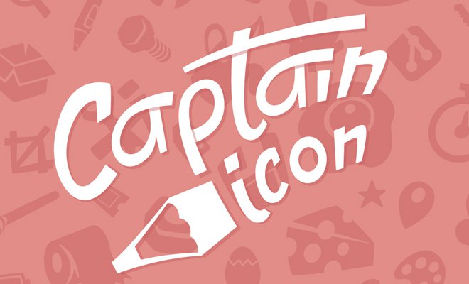captain icon vector iconset logo