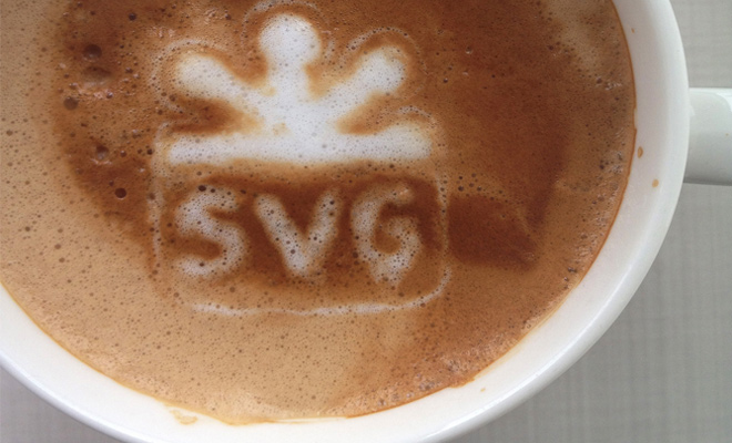 coffee latte art logo design