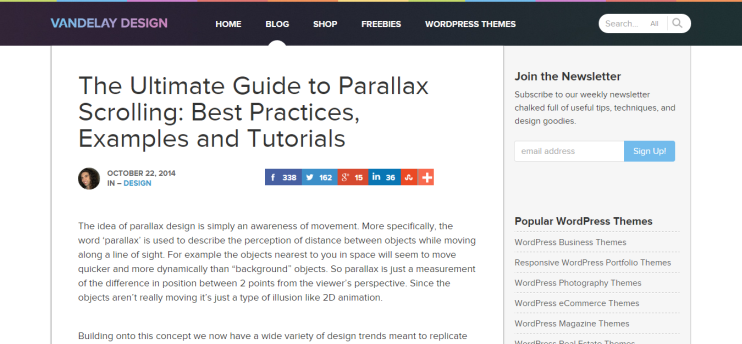 10 Tutorial tuyệt nhất cho Parallax website (P.2)