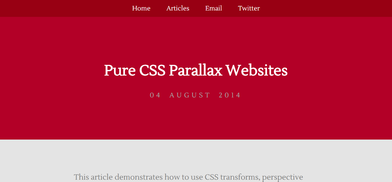 10 Tutorial tuyệt nhất cho Parallax website (P.2)