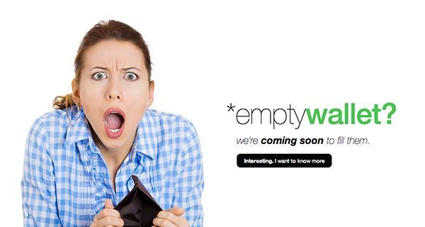 thiet ke web under construction/coming soon Empty Wallet