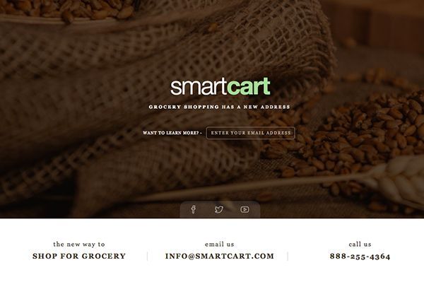 thiet ke web under construction/coming soon Smart Cart