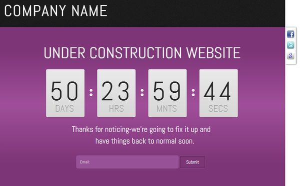 thiet ke web under construction wordpress Free 