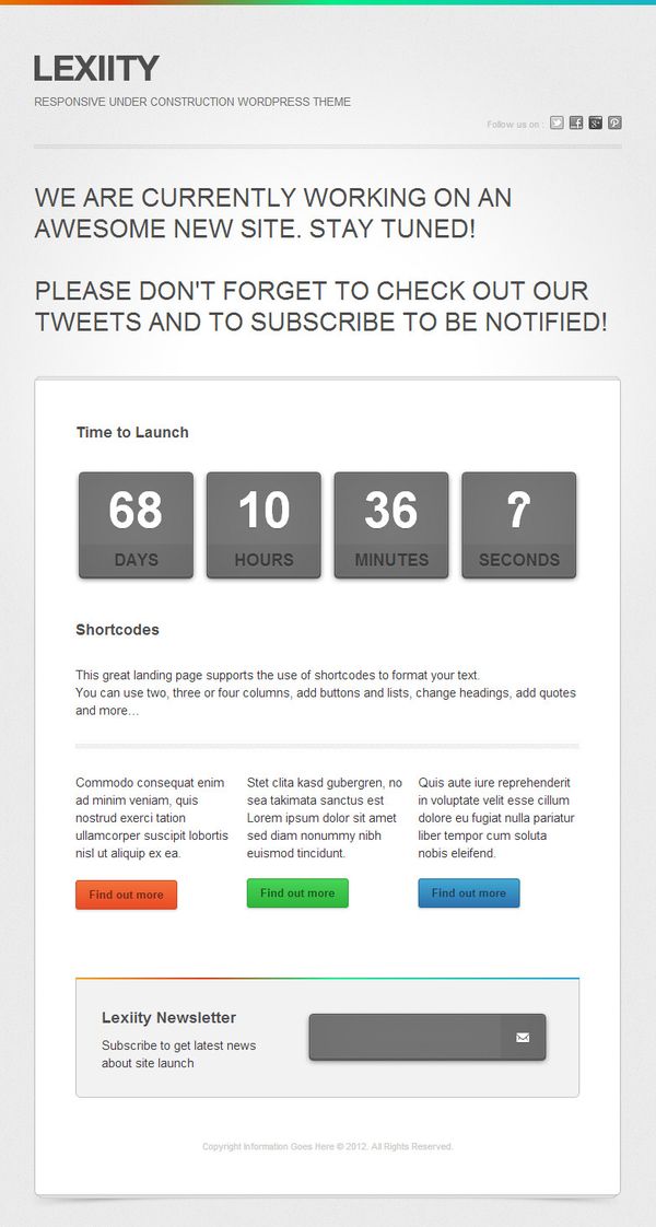 thiet ke web under construction wordpress Free 