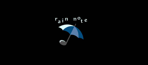 rain note thiet ke logo chiec o 