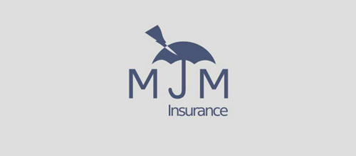 MJM Insurance thiet ke logo chiec o 