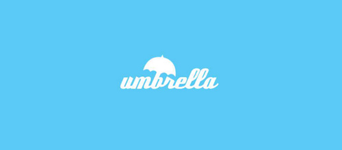 Umbrella thiet ke logo chiec o 