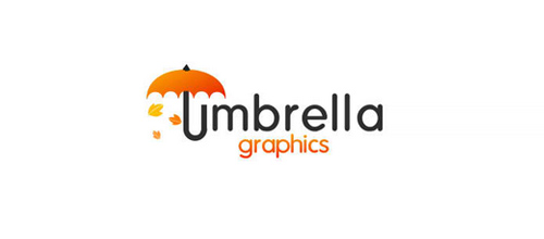 Umbrella Graphics thiet ke logo chiec o 