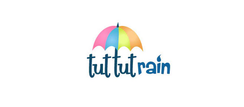 Tut Tut Rain thiet ke logo chiec o 