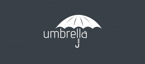 umbrella thiet ke logo chiec o 