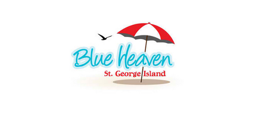 BlueHeaven thiet ke logo chiec o 