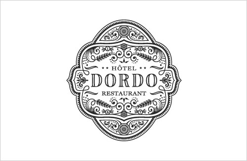 Dordo thiet ke logo vintage
