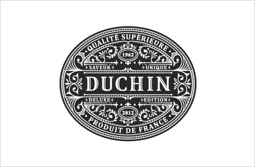 Duchin thiet ke logo vintage