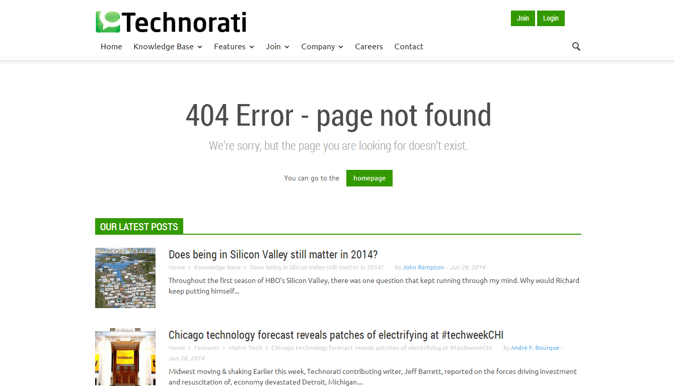 Technorati.com thiet ke web 404