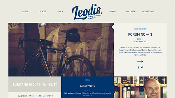 Leodis Lager thiet ke web grid