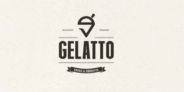 Gelatto thiet ke logo nha hang