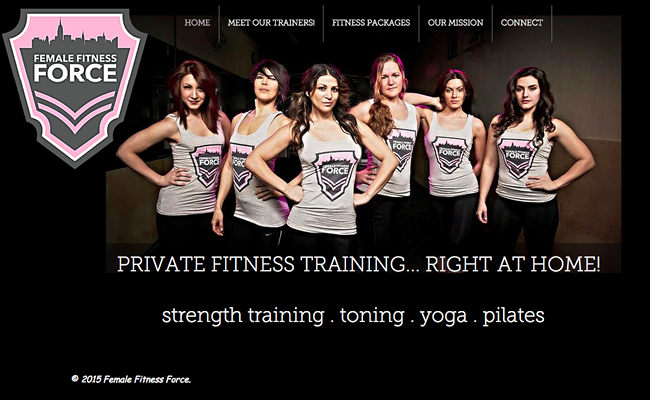 thiet ke web Female Fitness Force 
