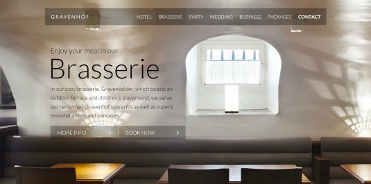 thiet ke web du lịch Gravenhof_Brasserie