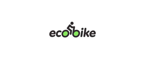 thiet ke logo xe dap ecobike logo