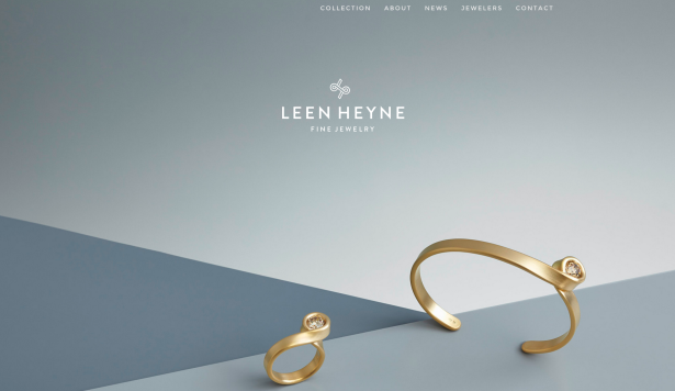 thiet ke web flat design Leen Heyne
